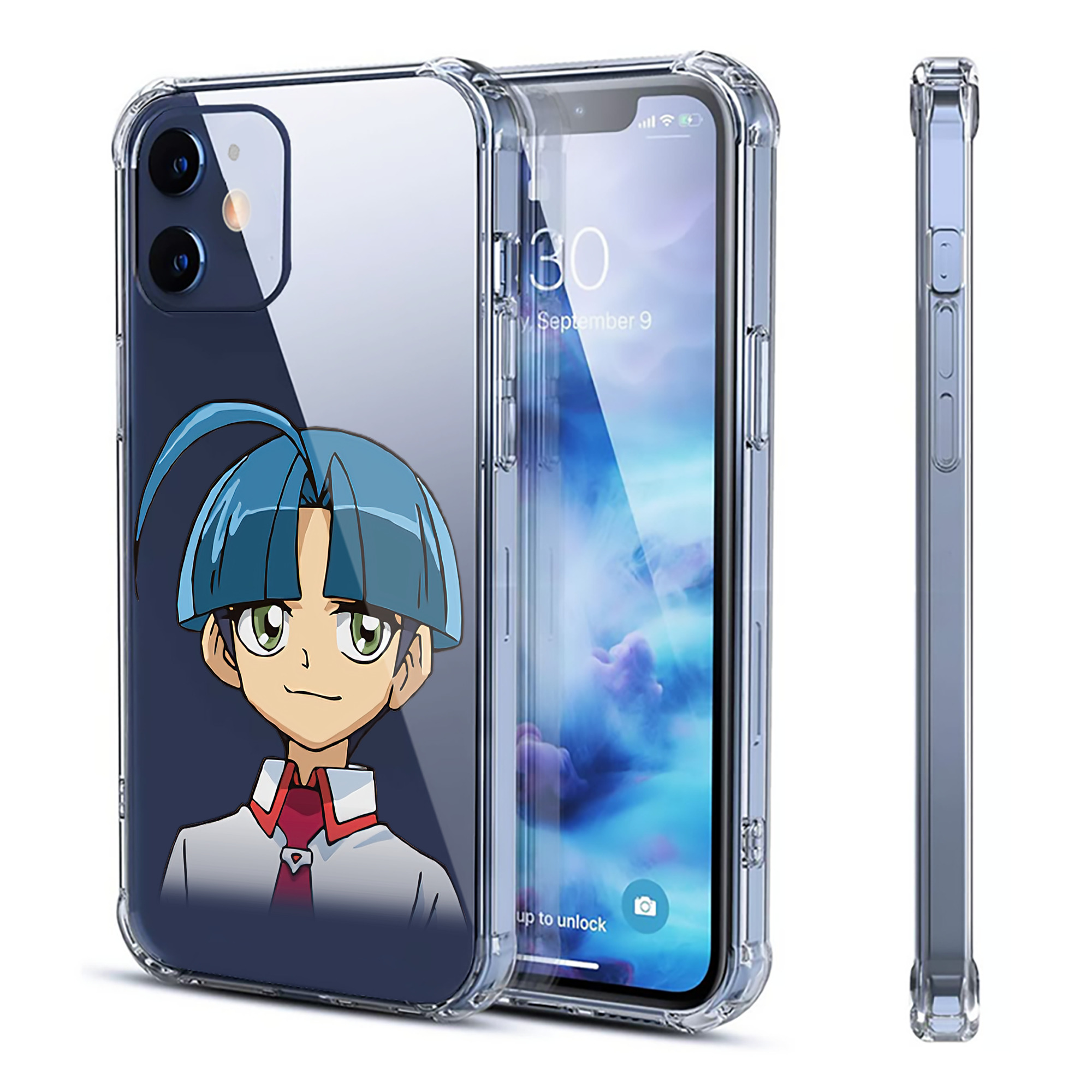 （画像用） 遊☆戯☆王 Yu-Gi-Oh! 【iPhone 12シリーズ対応】透明スマホケース（クリアソフトケース）